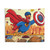 Superhero Turkey Thanksgiving Cartoon Art Tapestry