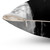 Contemporary abstract black and white pillow