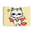 Superhero Cat Tapestry with Flying Kitty