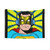 Superhero Wearing Headphones Tapestry