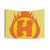 Superhero Letter H Tapestry with Fire Insignia