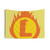 Superhero Letter L Fire Insignia Tapestry