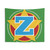 Superhero Letter Z Tapestry