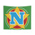 Superhero Letter N Tapestry with Star and Stripes