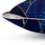Abstract Geometric Blue and Yellow Pillow