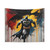 Terrifying superhero tapestry art