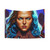 Retro Superhero Tapestry for Women - Classic Vintage Design