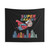 Funny Superhero Granny Abstract Tapestry