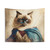 Birman Cat Superhero Tapestry