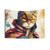 Tabby Cat Superhero Tapestry Wall Hanging
