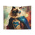 Ragdoll Cat Superhero Tapestry Wall Hanging