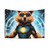 Superhero Quantum Quokka Tapestry
