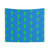 Green and blue lightning bolt preppy tapestry