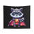 Cute Funny Kawaii Cartoon Raccoon Superhero Tapestry
