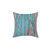 Rustic Weathered Wood Turquoise Pillow