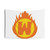 Superhero Letter W Fire Insignia Tapestry