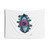 Psychedelic Blue Eye Tapestry