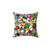 Everybirdy Pattern Decorative Throw Pillow with Parrots and Birds