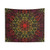 Vibrant Fire Mushroom Tapestry