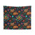 Trippy Psychedelic Floral Tapestry