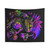 Trippy Psychedelic Frog Mandala Tapestry