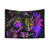 Trippy Psychedelic Frog Mandala Tapestry