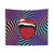Psychedelic Trippy Mouth Design Tapestry