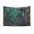 Dark fantasy trippy tapestry featuring surreal dreamlike imagery