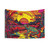 Psychedelic Trippy Bullfrog Tapestry Wall Art