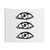 Trippy Three Eyes Graphic Tapestry