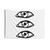 Trippy Three Eyes Graphic Tapestry