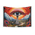 Mystic Gaze Psychedelic Mushroom Tapestry