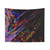 Vibrant Oil Foil Tapestry with Psychedelic Design