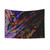 Vibrant Oil Foil Tapestry with Psychedelic Design
