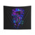 Psychedelic Mushroom Tapestry - Trippy Neon Art