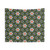 Psychedelic Lily Pads and Star Flowers Pattern Tapestry