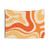 Retro Abstract Swirl Tapestry
