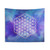 Trippy Flower of Life Tapestry