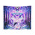 Quest for Mindfulness Tapestry - Trippy Visionary Wall Hanging