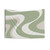 Smooth Sage Abstract Minimalist Pattern Tapestry