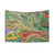 Colorful Swirling Flowers Tapestry