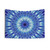 Blue White Geometry Pattern Tapestry