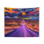 Psychedelic Tapestry with Trippy Road Scene