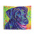 Colorful Black Labrador Retriever Tapestry