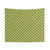 Geometric Pattern Trippy Olive Tapestry