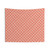Geometric Pattern Trippy Salmon Tapestry
