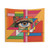 Geometric Trippy Eye Tapestry