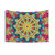 Stained Glass Mandala Tapestry - Trippy Flower Power Wall Art