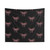 Funky butterfly tapestry with abstract, trippy design