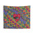 Colorful Heart Wave Tapestry